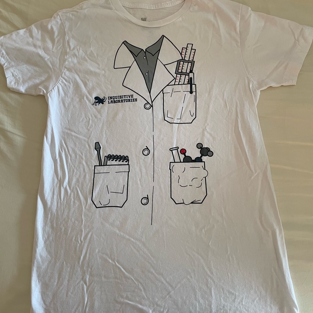 Vsauce/Curiosity Box Exclusive White  “Lab” T-Shirt
